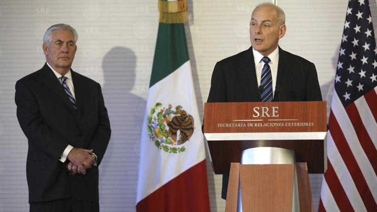 DHS secretary Kelly tells Mexico US won't use military for deportations