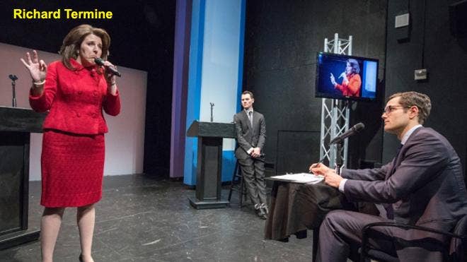 Actors swapped Trump, Clinton genders in mock debate &ndash; guess whose message won