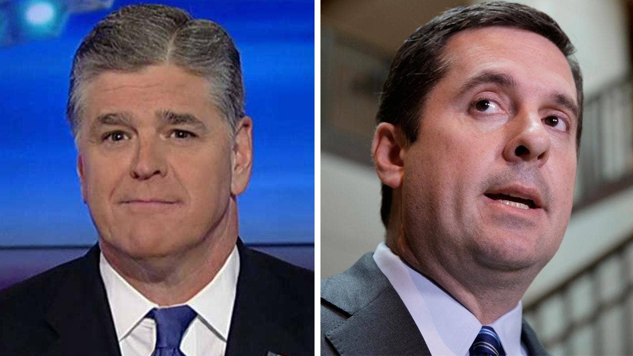 Hannity: Media distracting Americans by going after Nunes