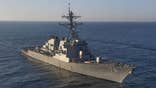 Russian warship steams toward US destroyers that launched Syria strikes