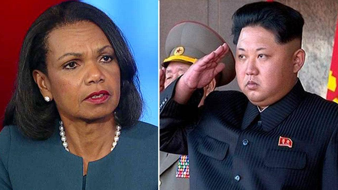 Condoleezza Rice: 'When you're not credible about Syria, you&rsquo;re not credible about North Korea'
