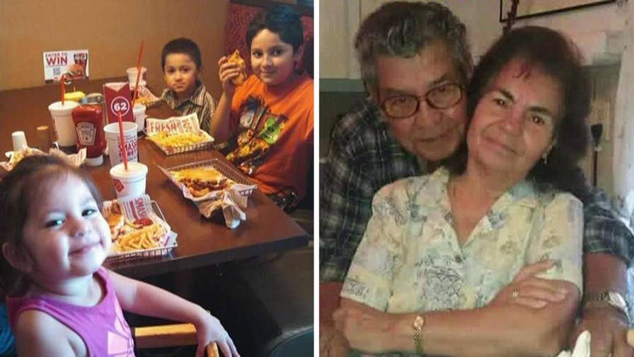 Van with four children and their great-grandparents swept away by floodwaters