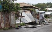 95 percent of all structures on the Caribbean island were damaged by the hurricane