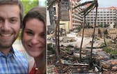Sara and Scott Riggins were airlifted to Puerto Rico after category 5 storm struck St. Maarten