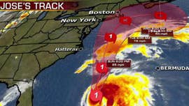 Hurricane Jose may not hit land -- but its effects were still felt Monday.