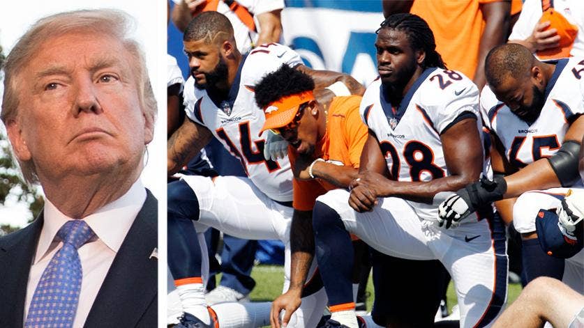 Trump: NFL owners 'afraid' to take action against kneeling players