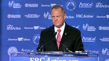 Republican candidate for Alabama Senate seat rails against 'stagnancy' in Washington at the Family Research Council's Values Voter Summit.