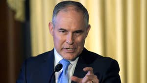 Pruitt declares the war on coal is over, argues against governmental overreach, says US is leading with action on climate change.