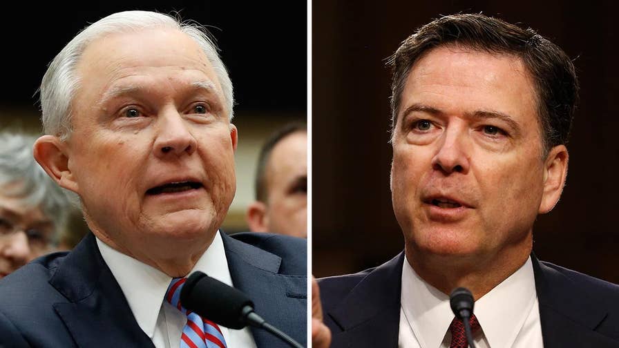 Attorney general says former FBI Director James Comey had no power, right or justifcation to announce the conclusion of investigation in March 20 testimony.
