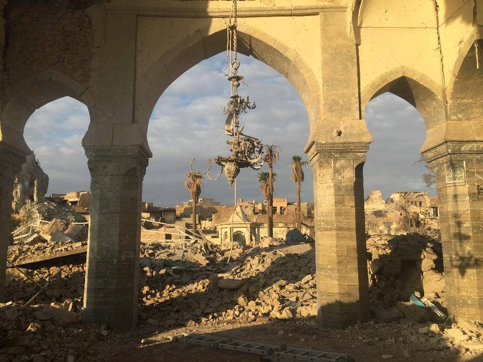 ISIS cursed, mocked in Mosul, where old city remains a haunted wasteland