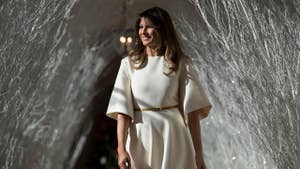 There are some 12,000 ornaments, more than 1,000 feet of garland and 53 Christmas trees, including the 18-and-a-half foot tall White House Christmas tree.
