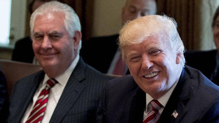 Rex Tillerson is not leaving role as secretary of state, Trump says