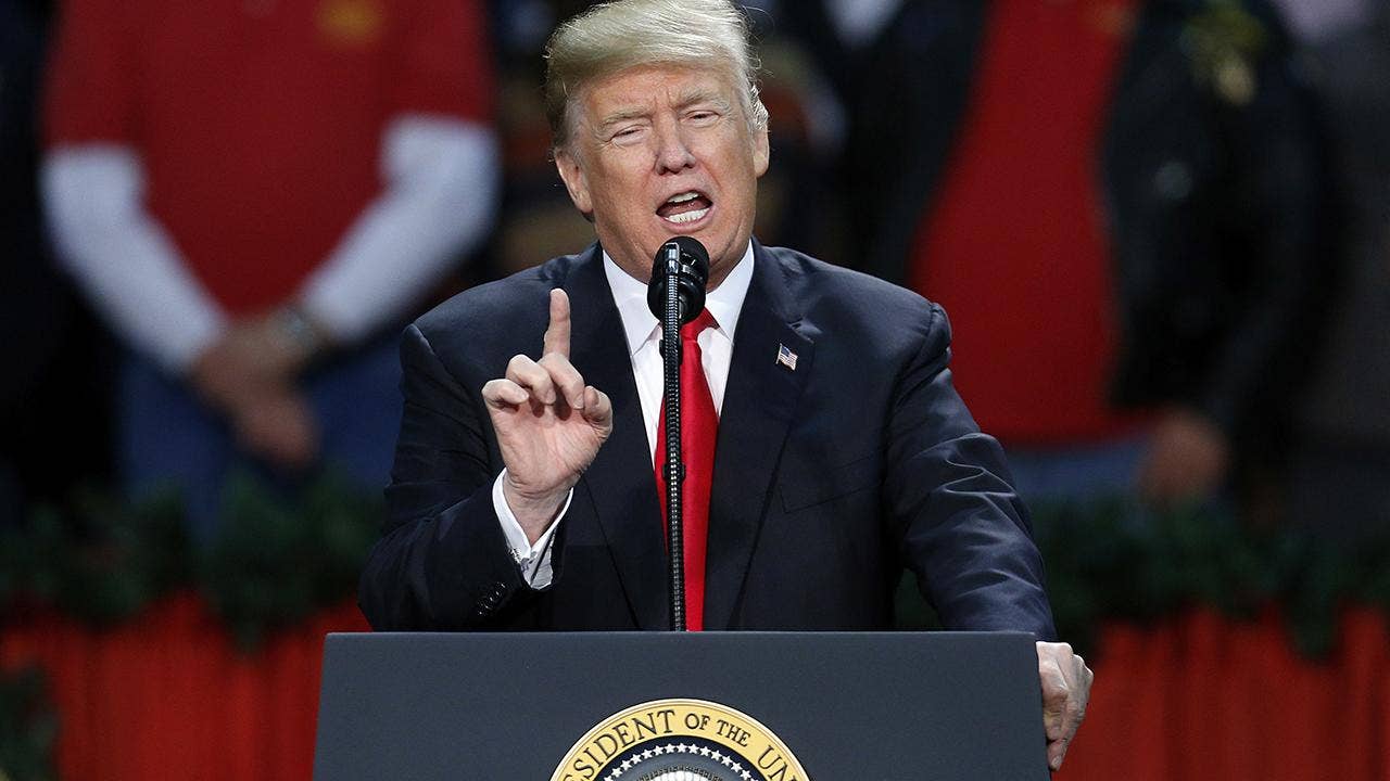 Trump says 'get out and vote for Roy Moore' at Pensacola rally