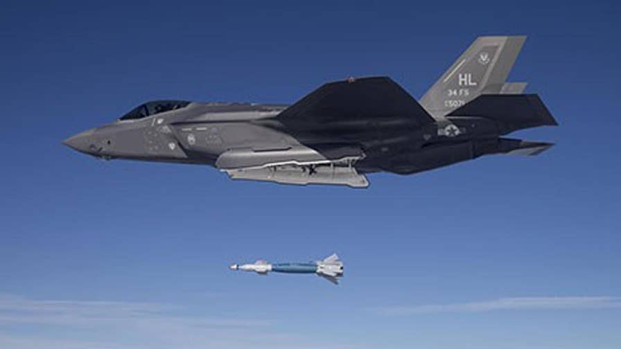 Fox Firepower: Allison Barrie shares insight into the GBU-49 Paveway II bombs and how they will give the F-35 fighter jets the ability to hit moving targets with extreme precision.