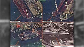 U.S. spy satellites reportedly captured photos of Chinese ships illegally selling oil to North Korean boats some 30 times since October.