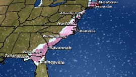 A handful of southern U.S. states are getting hit by a brutal winter storm Wednesday, with Florida, Georgia and South Carolina seeing a rare blast of snow and sleet — some for the first time in years.