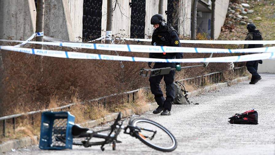 Man reportedly picked up item outside metro station that then exploded.