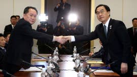 North and South Korea are set to put aside their differences and march side-by-side in the Winter Olympics’ opening ceremony — forcing the South to give up waving its country’s flag — as the nations form their first joint Olympic team, Seoul announced Wednesday.