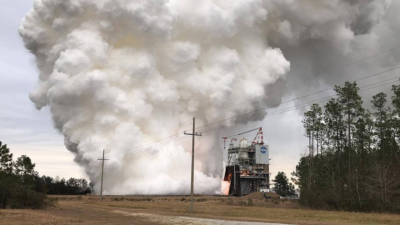 NASA test fires rocket engine with 3D-printed 'shock absorber' for deep space missions