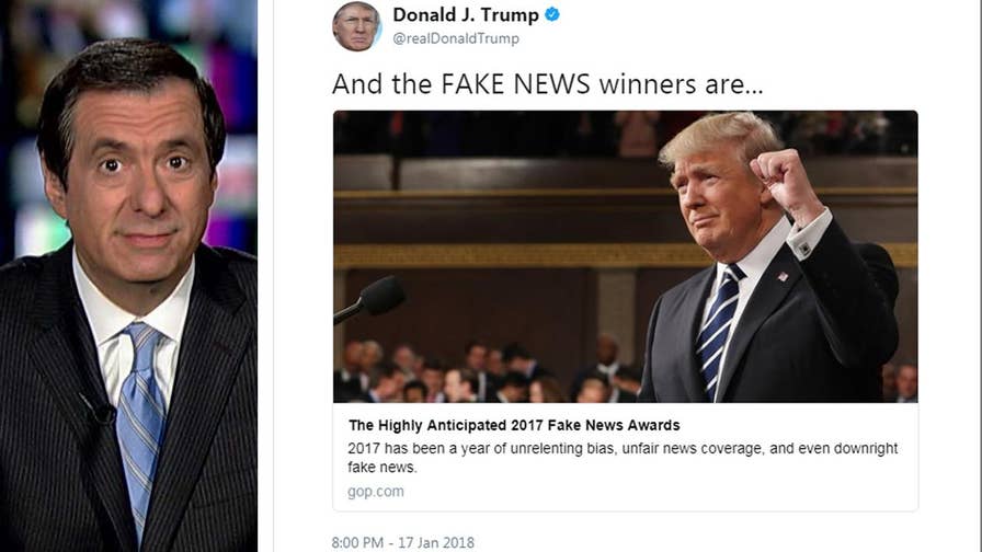 'MediaBuzz' host Howard Kurtz weighs in on the recently announced winners of the '2017 Fake News Awards' as decided by the Trump administration.
