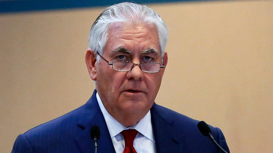 Raw video: Secretary of state says Russia 'bears responsibility' for Syria chemical weapon attacks.