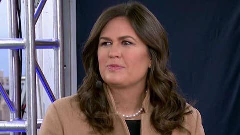 Sanders: Celebs delusional about Trump's historic first year