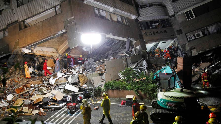 Taiwan Earthquake Leaves Several Dead As Rescuers Desperately Search ...