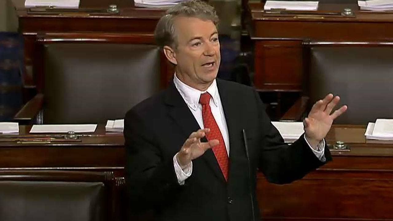 Senate has recesses until Friday at 12:01 a.m., assuring shutdown