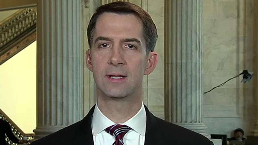 The White House's immigration framework includes a path to citizenship for 1.8 million illegal immigrants; Arkansans Senator Cotton breaks down his bill on 'Fox & Friends.'