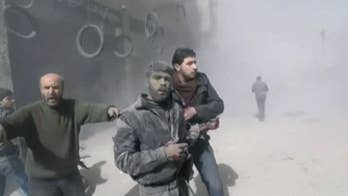 98 people killed in rebel-held Damascus suburb.