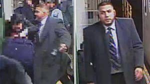 Raw video: New York Police Department asks for public's assistance in identifying suspect caught surveillance camera attacking man on subway platform.