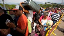 Food and medicine shortages force thousands of Venezuelans cross into neighboring Colombia; Rich Edson reports from the State Department.