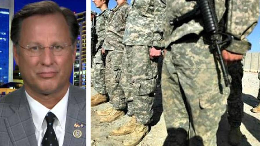 White House releases memorandum announcing policy to ban most transgender troops from serving in the military; Rep. Dave Brat reacts on 'The Ingraham Angle.'