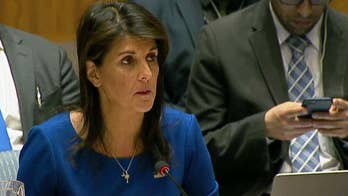 Ambassador Nikki Haley says U.S., France, and U.K. acted to deter chemical weapons after Russia and Syria failed to live up to international commitments.