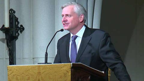 Historian Jon Meacham delivers eulogy for Barbara Bush