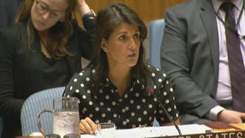Raw video: U.S. Ambassador to the United Nations Nikki Haley addresses the UN Security Council.
