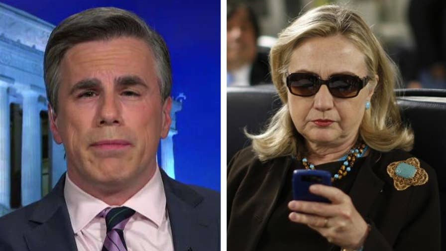 Judicial Watch released a new batch of Clinton emails; Tom Fitton Gregg Jarrett and Sara Carter speak out about the Clinton investigation and James Comey on 'Hannity.'