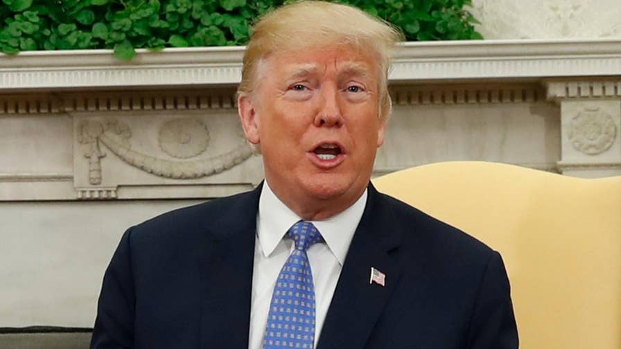 President Trump and German Chancellor Merkel speak to reporters on North Korea and logistics for President Trump's upcoming meeting with Kim Jong Un.