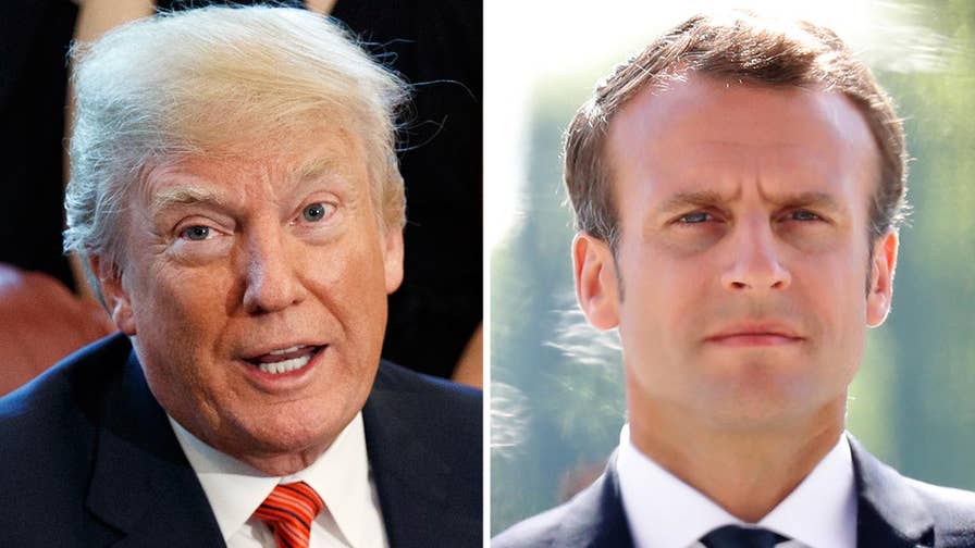 Trump administration official tells Fox News that President Trump did not tell French President Macron that the U.S. is withdrawing from the Iran nuclear deal; chief White House correspondent John Roberts reports.