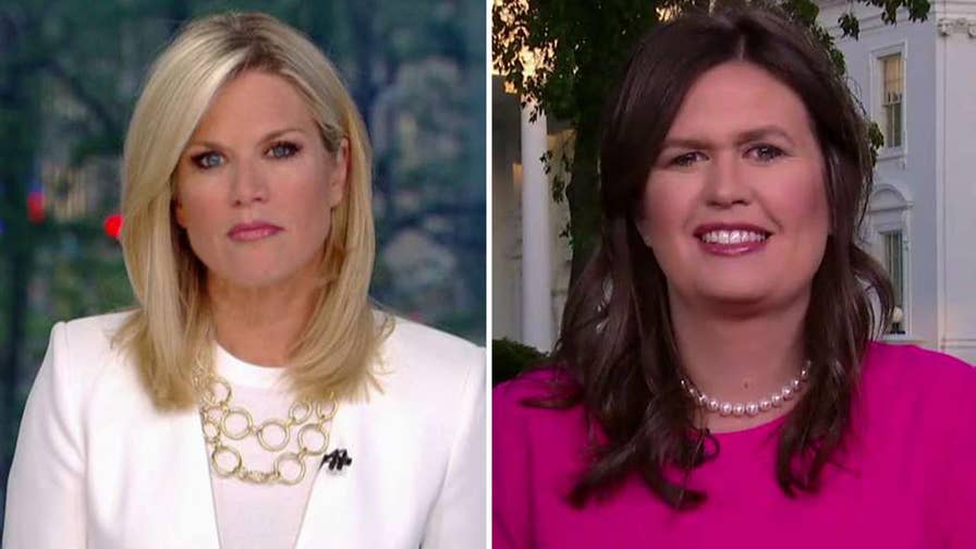White House press secretary Sarah Sanders discusses New York Times' report about Pompeo being 'miles away' and Trump's decision to pull the U.S. out of the Iran deal on 'The Story.'
