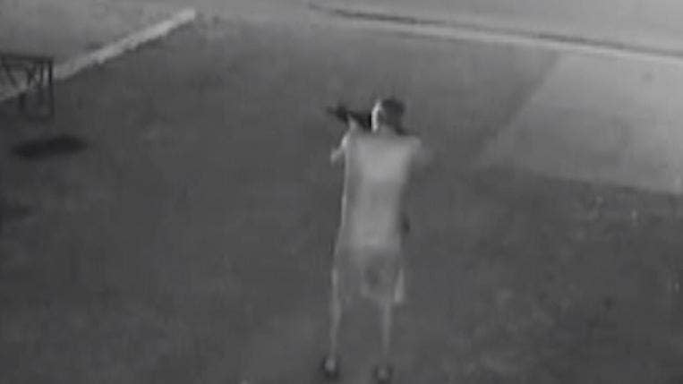 Indiana police ambush by gunman who allegedly killed neighbor shown in dramatic video