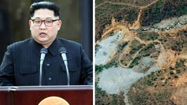New pictures were released Thursday showing the reported destruction of what North Korea has claimed to be a nuclear testing site.
