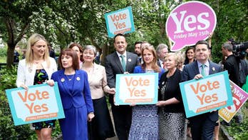 Exit polls indicate a landslide victory for those who want Ireland's constitutional ban on abortion repealed.