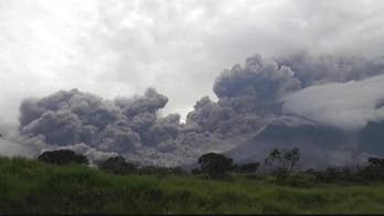 A volcano southwest of Guatemala's capital has erupted for the second time this year, setting off loud explosions and spewing ash nearly four miles into the sky.
