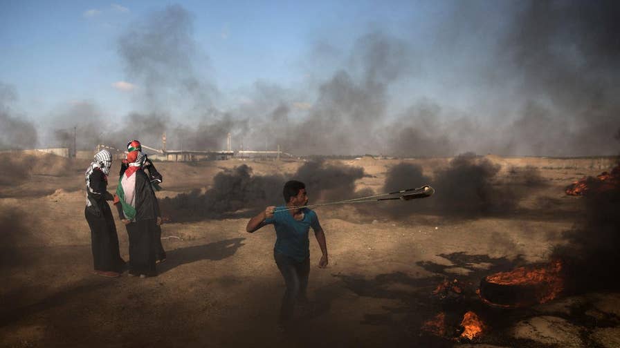 Israeli military hit 15 Hamas targets, including military compounds, munition factories, naval forces; Conor Powell reports from Jerusalem.