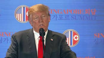 President Trump takes questions from the media following summit with Kim Jong Un, says Otto Warmbier didn't die in vain, wants ultimately to bring U.S. troops home from Korean Peninsula.