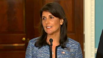 U.S. ambassador to the United Nations blasts the Council for its 'politicized scapegoating of countries with positive human rights records.'
