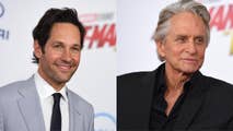 Michael Douglas and Paul Rudd discuss what it was like filming the movie 'Ant-Man and The Wasp.'