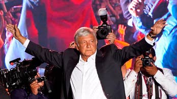 The frontrunner is Andres Manuel Lopez Obrador, or AMLO, a far-left populist whose campaign is sweeping Mexico; William La Jeunesse reports from Mexico City.