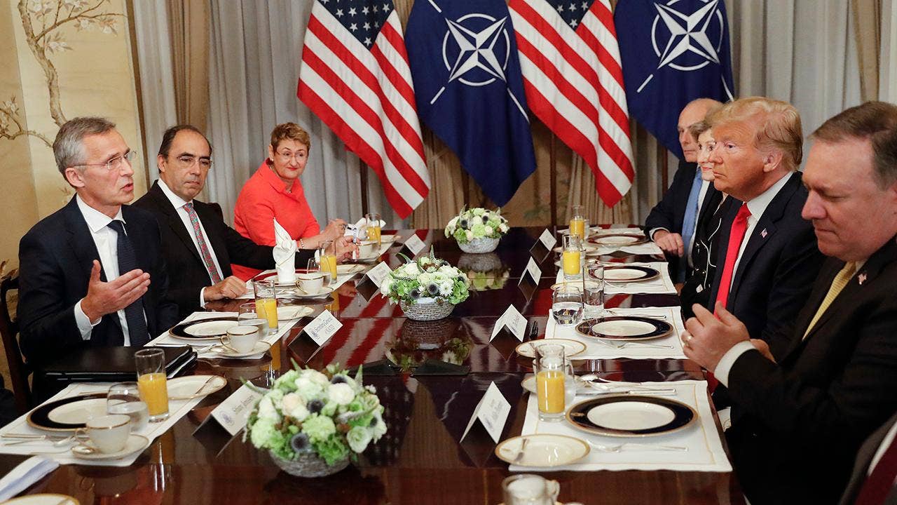 Trump tangles with NATO leaders in testy start to Brussels summit